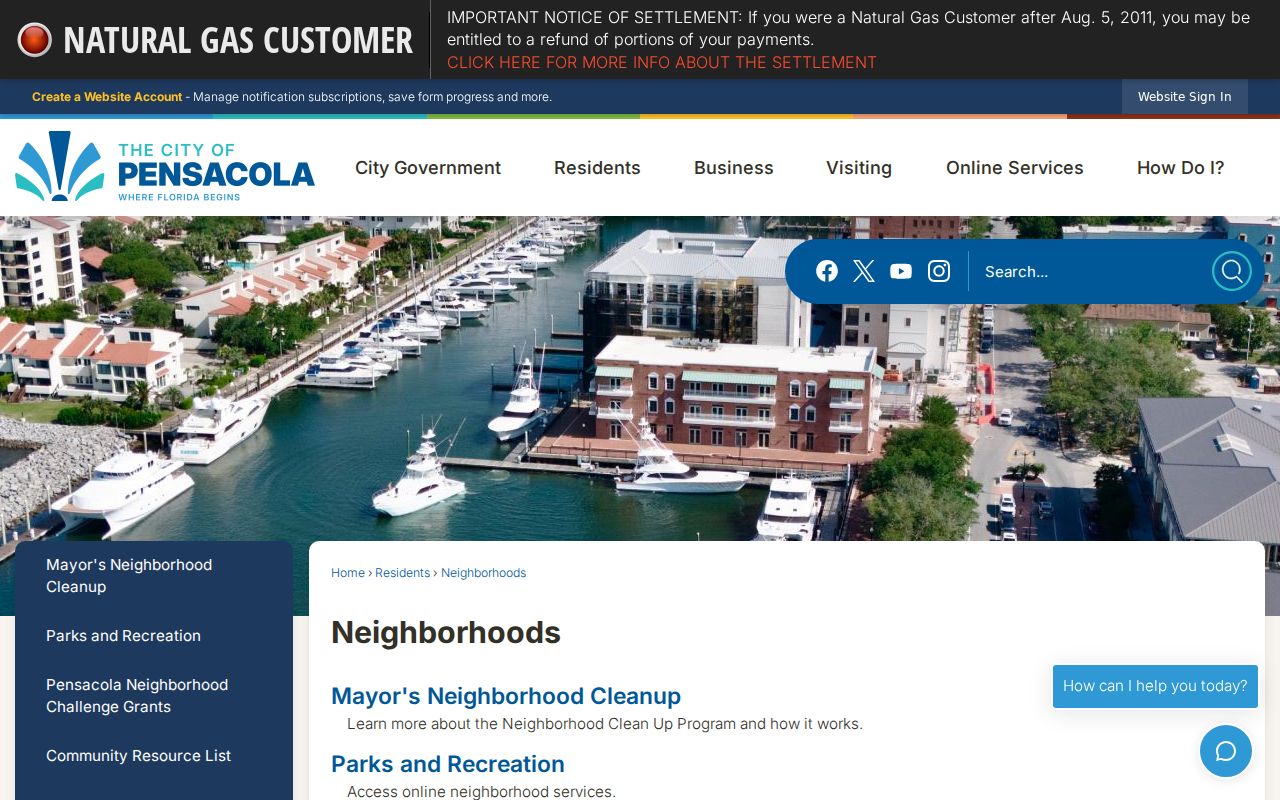Pensacola neighbors official neighborhood resources